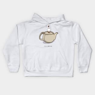 Tea Break with Duck Kids Hoodie